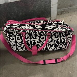 Stylish Pink and Black Women's Bag